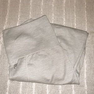 White Fabletics leggings